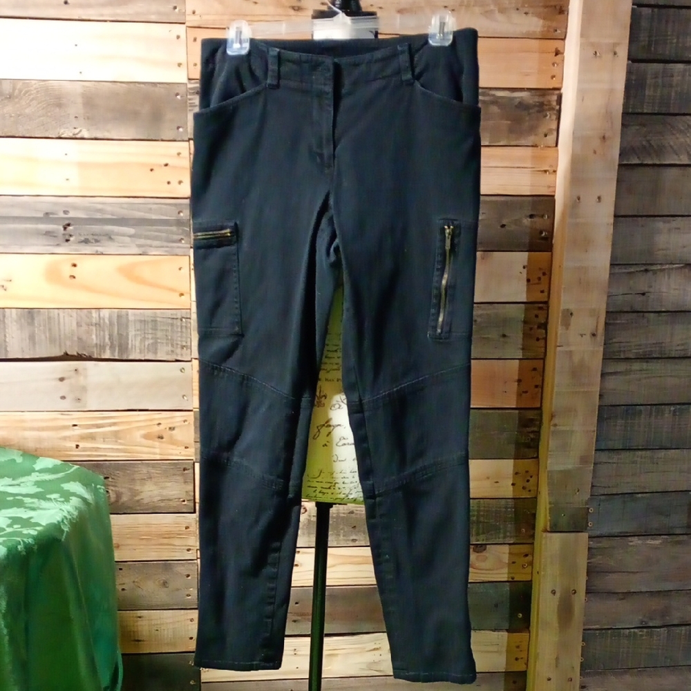 DKNYC Black Knit Waistband Pants